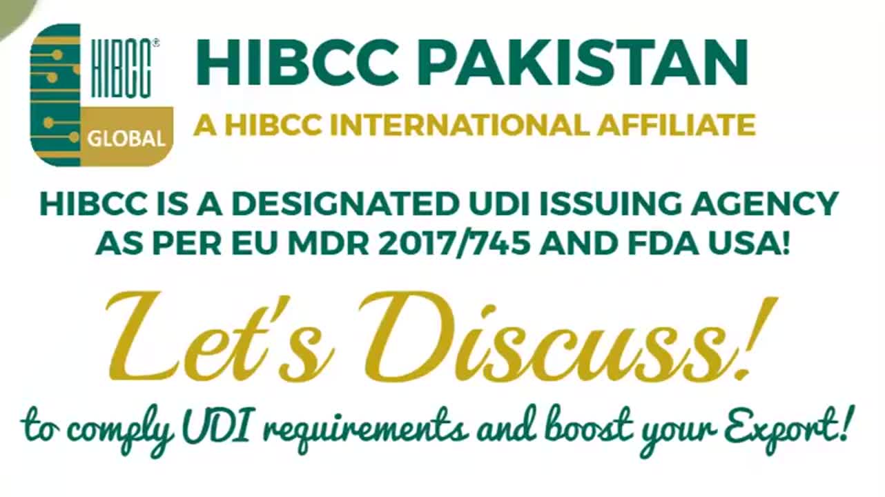 HIBCC Pakistan (YOUR UDI PARTNER) on LinkedIn: #compliance #calendly # HIBCC Pakistan (YOUR UDI PARTNER) on LinkedIn: #compliance #calendly #