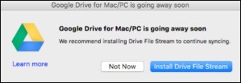 the google drive app is going away but
