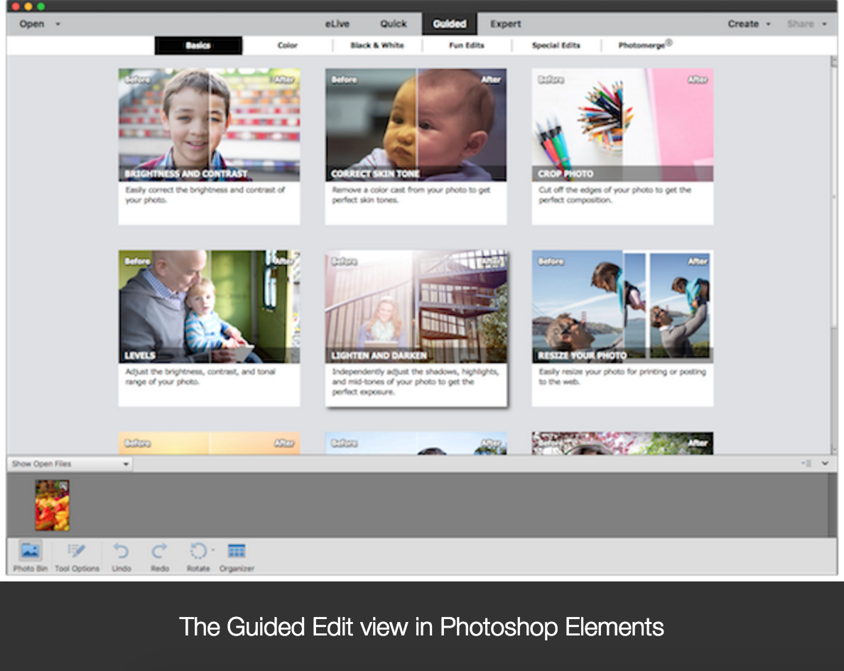 photoshop elements vs photoshop cc