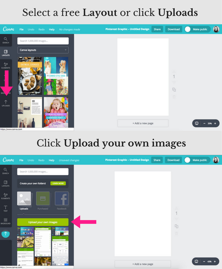 How to Make BOMB Pinterest Images with Canva (for free)