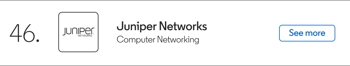 46. Juniper Networks