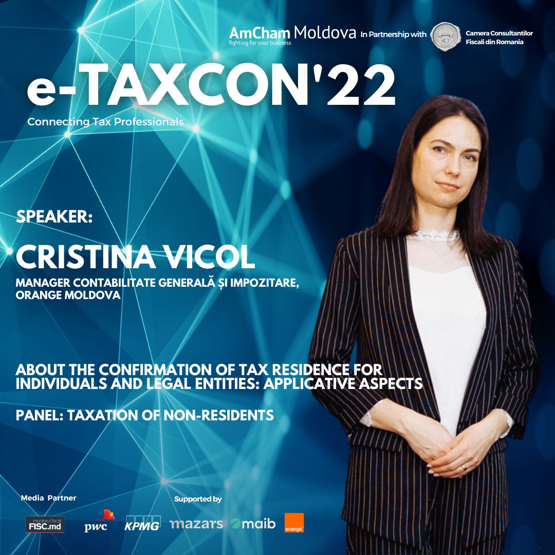 Veronica Sireteanu, Ph.D. on LinkedIn: #etaxcon22