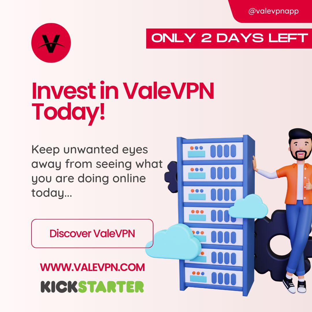 
              ValeVPN on LinkedIn: #ValeVPN #Kickstarter
