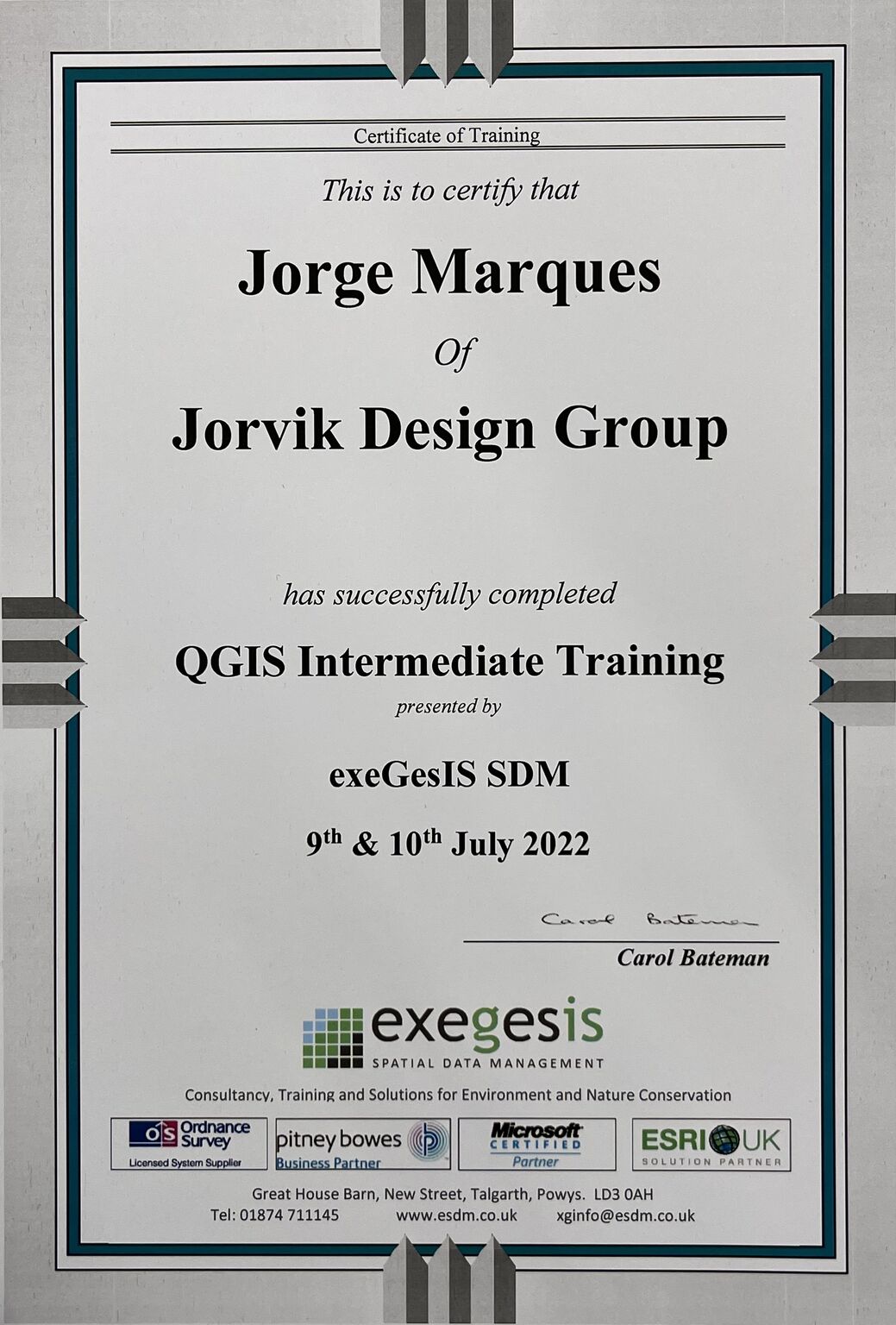 Jorge Marques on LinkedIn: QGIS Intermediate Training Certificate by Jorge Marques on LinkedIn: QGIS Intermediate Training Certificate by