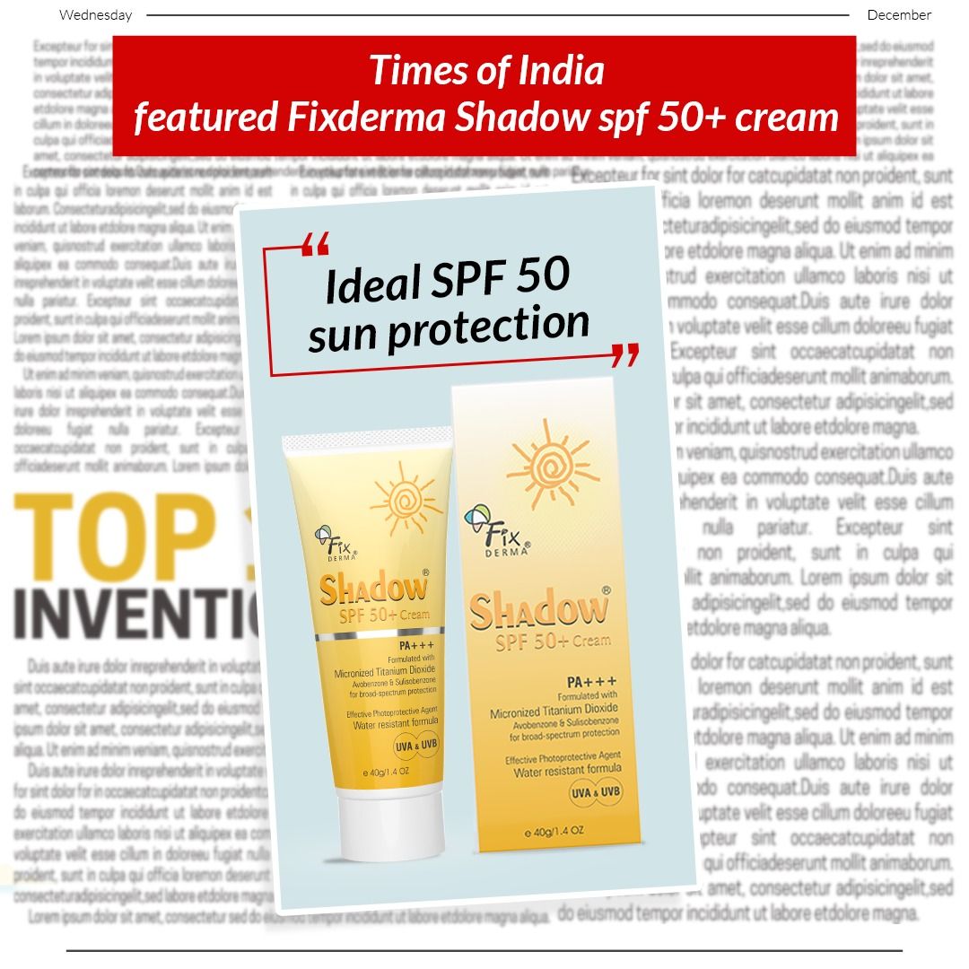 Sunscreen with SPF 50