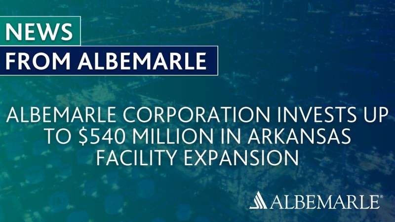 Albemarle Corporation en LinkedIn: #NEWS 15 comentarios Albemarle Corporation en LinkedIn: #NEWS 15 comentarios