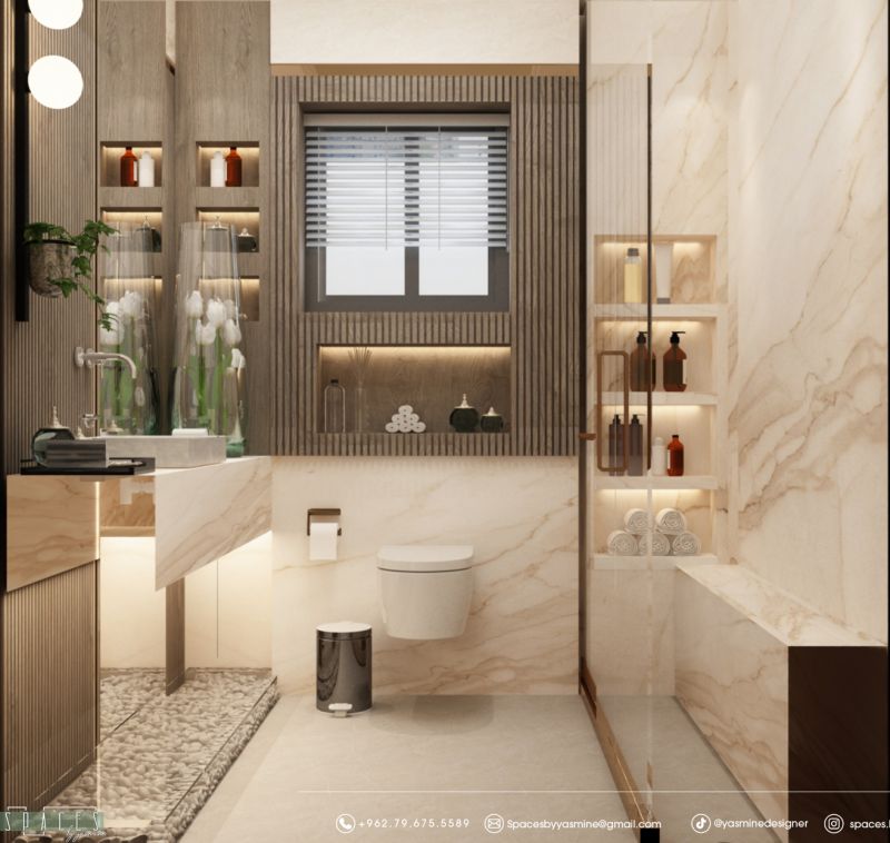 Sana Soudani en LinkedIn: Modern bathroom design Software: 3Dsmax