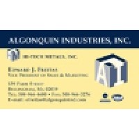 Algonquin Industries Inc Hi-tech Metals Inc Linkedin