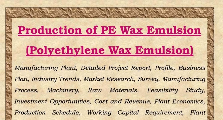 Production of PE Wax Emulsion (Polyethylene Wax Emulsion) Production of PE Wax Emulsion (Polyethylene Wax Emulsion)