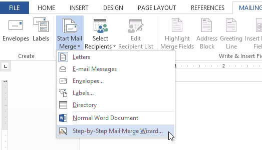 How to do a Mail Merge in Microsoft Word