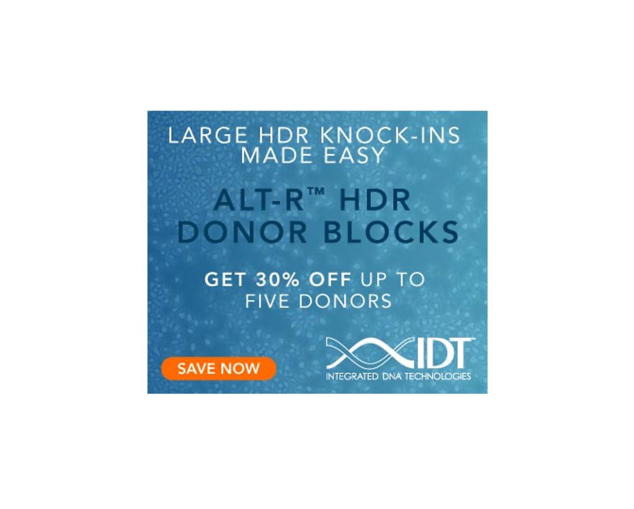 LinkedIn CRISPR Medicine News 페이지: Alt R™ HDR Donor Blocks specifically LinkedIn CRISPR Medicine News 페이지: Alt R™ HDR Donor Blocks specifically