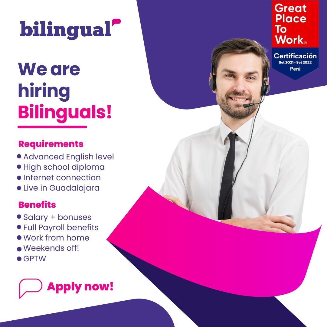 Bilingual Recruiter on LinkedIn: #hiring #hiringnow #english Bilingual Recruiter on LinkedIn: #hiring #hiringnow #english