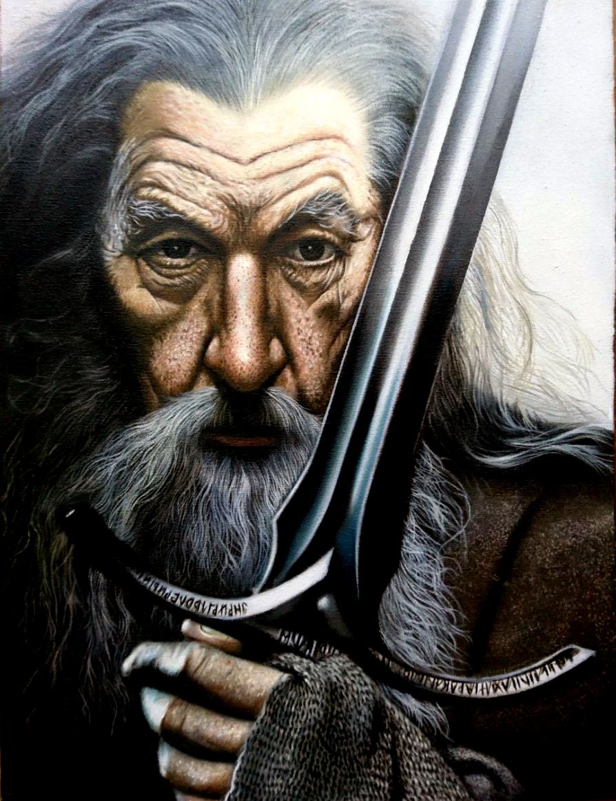 Jacobo Matijasevich on LinkedIn: Traditional painting (oil) of gandalf ...