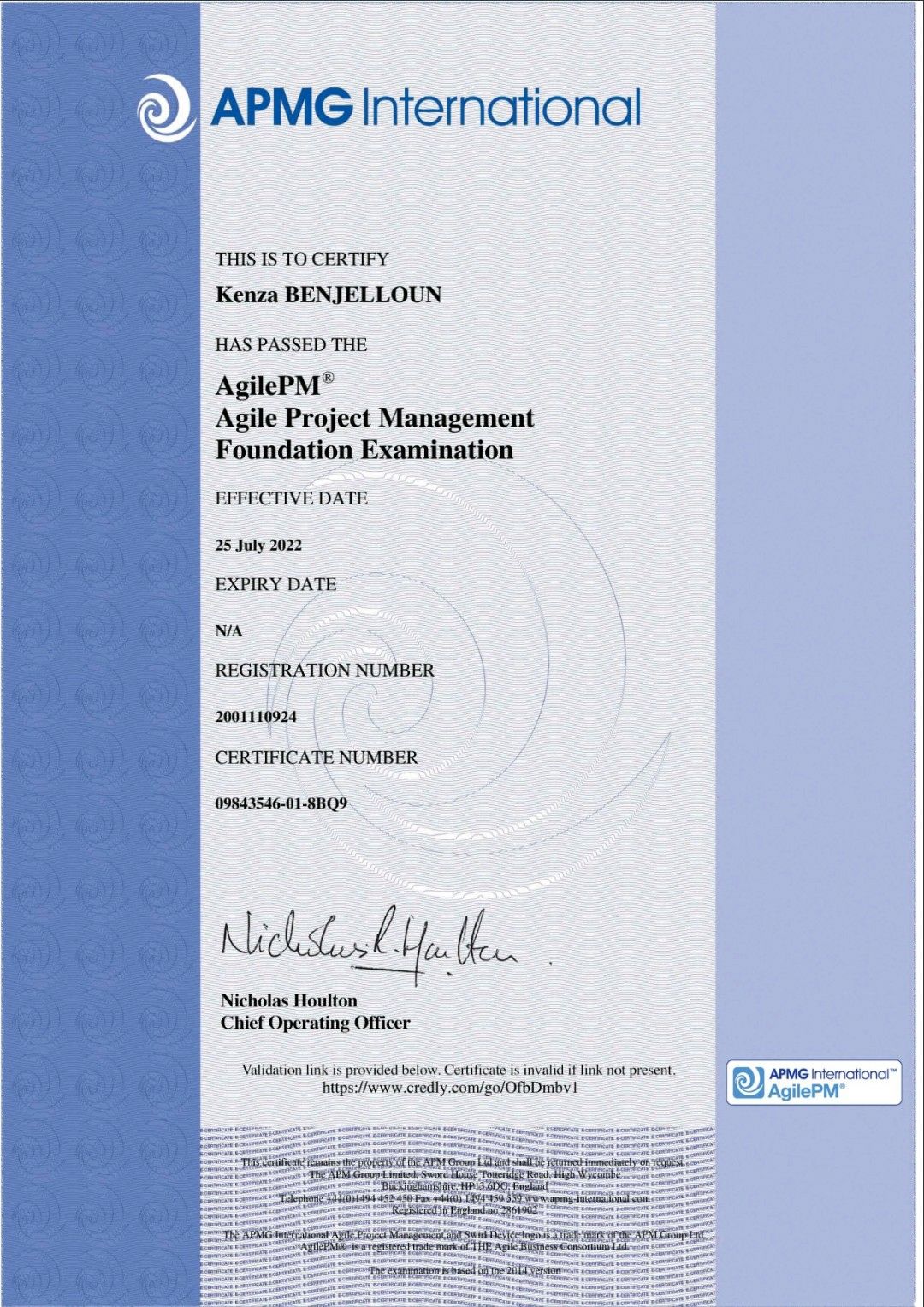 Kenza Benjelloun on LinkedIn: #certification #projectmanagement #agile Kenza Benjelloun on LinkedIn: #certification #projectmanagement #agile