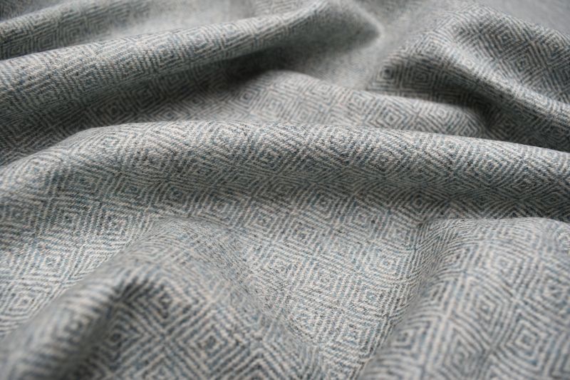Bronte by Moon Herringbone Grey Natural Collection Throw NAT/0201 