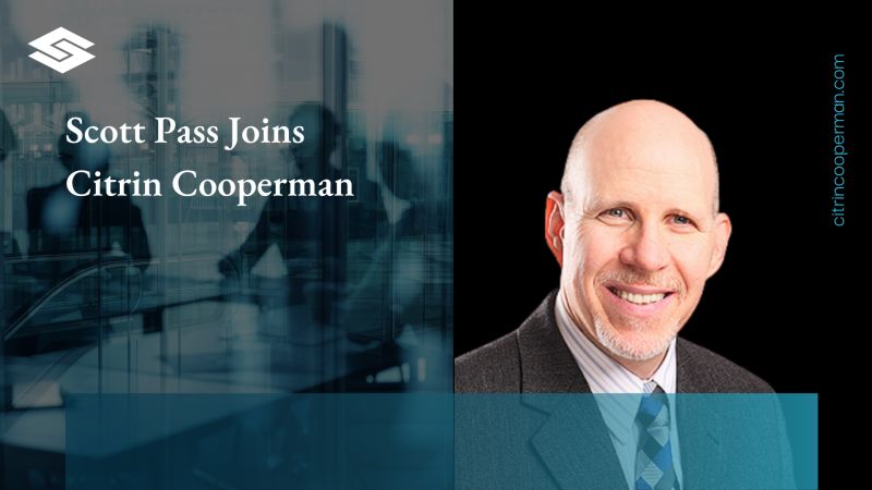 Citrin Cooperman on LinkedIn: We are pleased to announce that Scott ...