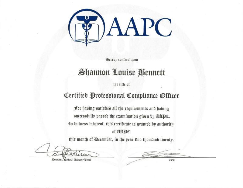 Shannon Bennett CPMA CPCO CRC CPC I CPC CCS on LinkedIn: It #39 s Shannon Bennett CPMA CPCO CRC CPC I CPC CCS on LinkedIn: It #39 s