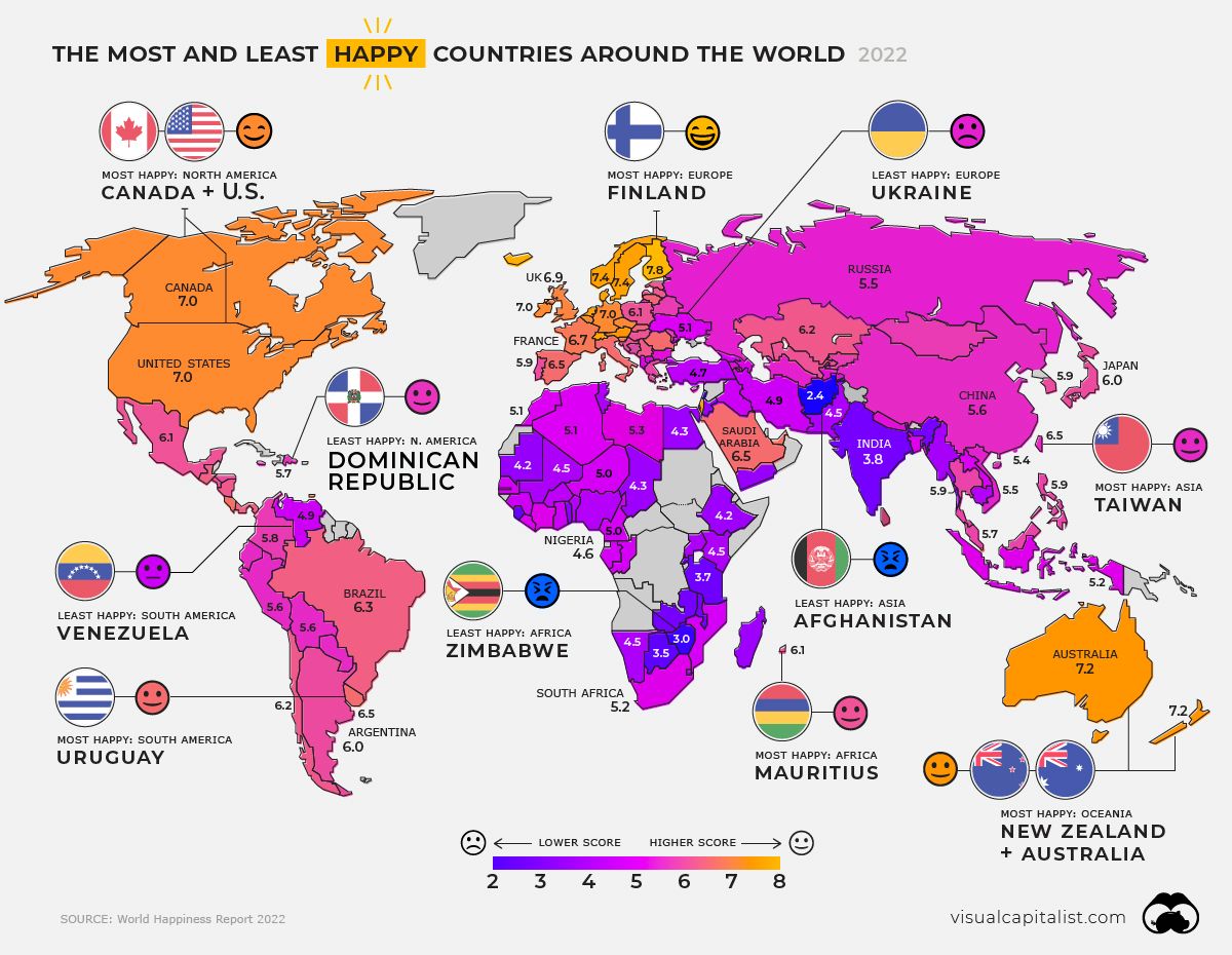 Breanna Ngati on LinkedIn The 2022 World Happiness Report was released