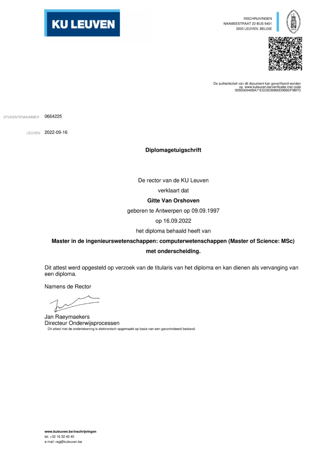 Gitte Van Orshoven on LinkedIn: Today I graduatedlaude from the KU Gitte Van Orshoven on LinkedIn: Today I graduatedlaude from the KU
