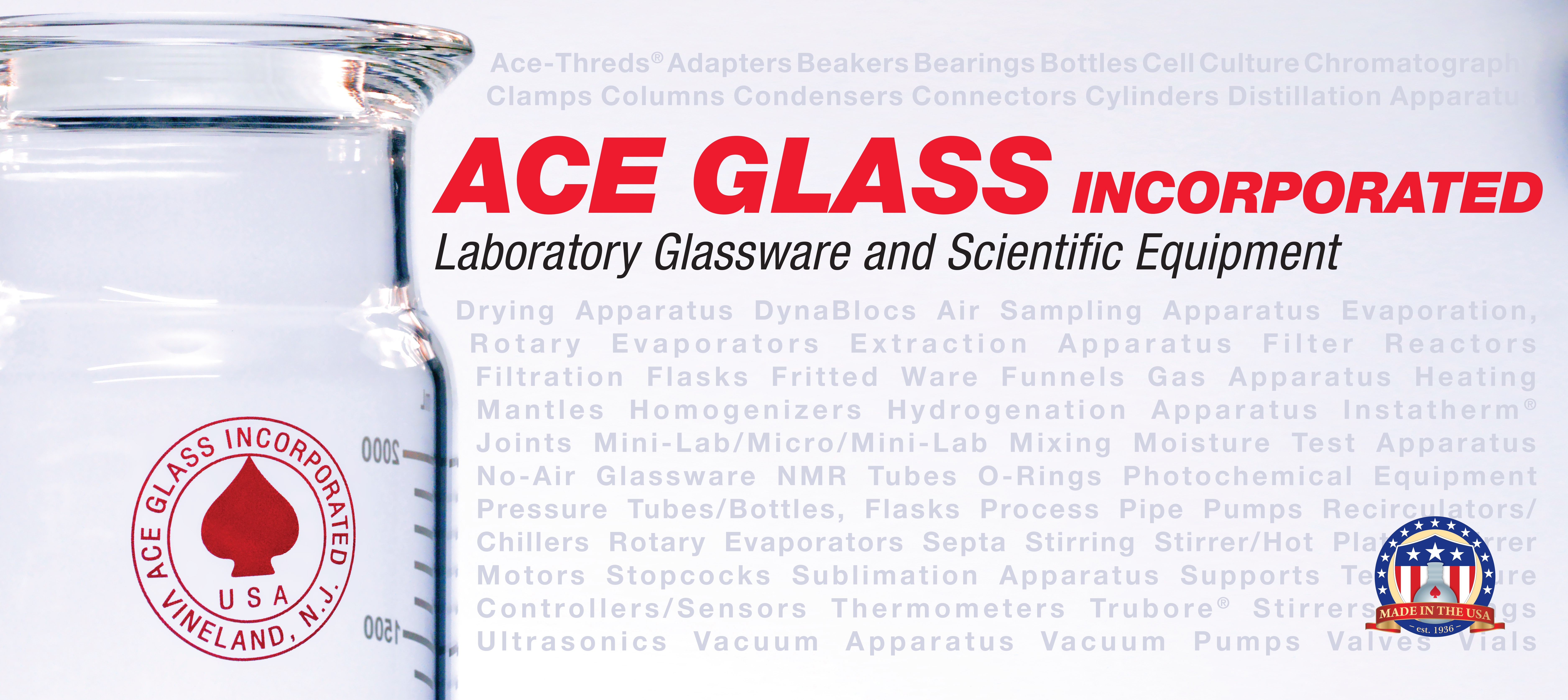 ACE GLASS 6553-05 Series Distillation Apparatus Ammonia 300 mL Capacity Ace Glass Incorporated