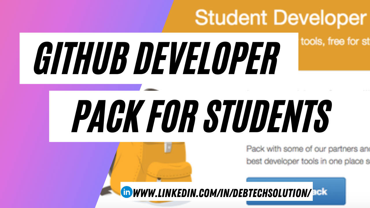 Student developer pack github
