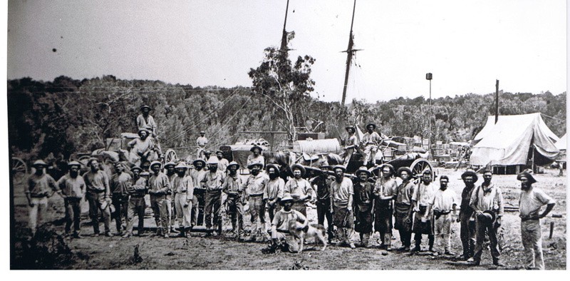 Constructors along the Overland Telegraph Line