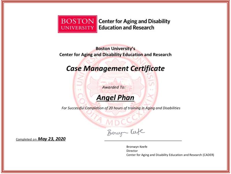 Angel P on LinkedIn: Today I received my Case Management Certificate Angel P on LinkedIn: Today I received my Case Management Certificate