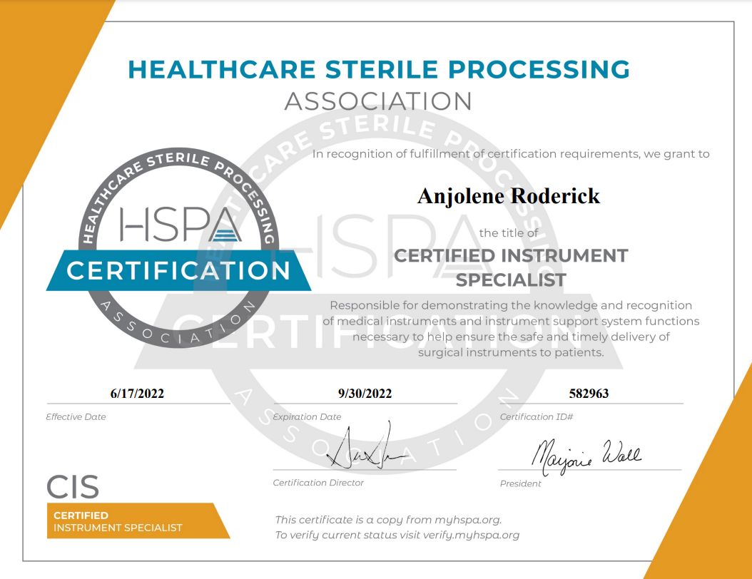Anjolene Roderick on LinkedIn: #HSPA #sterileprocessing 11 comments Anjolene Roderick on LinkedIn: #HSPA #sterileprocessing 11 comments