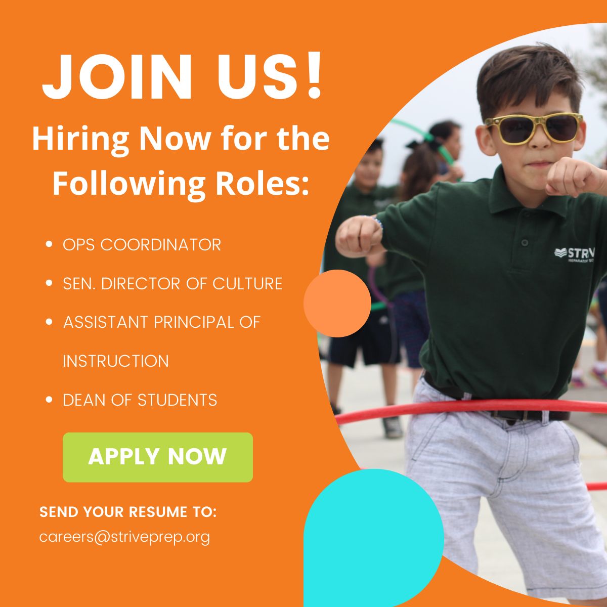 STRIVE Prep on LinkedIn: #hiringnow #career #applynow #operationsjobs # STRIVE Prep on LinkedIn: #hiringnow #career #applynow #operationsjobs #