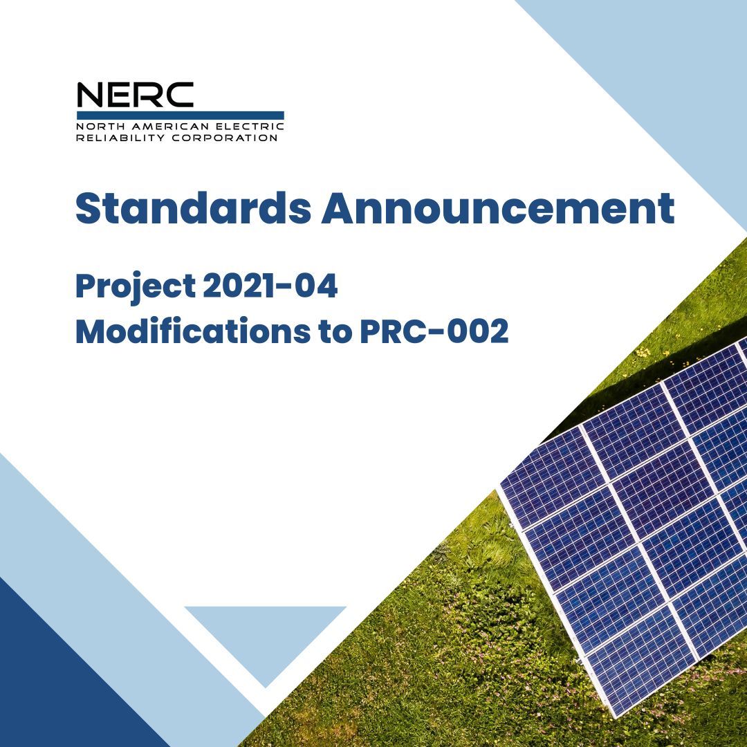 North American Electric Reliability Corporation (NERC) on LinkedIn: A North American Electric Reliability Corporation (NERC) on LinkedIn: A