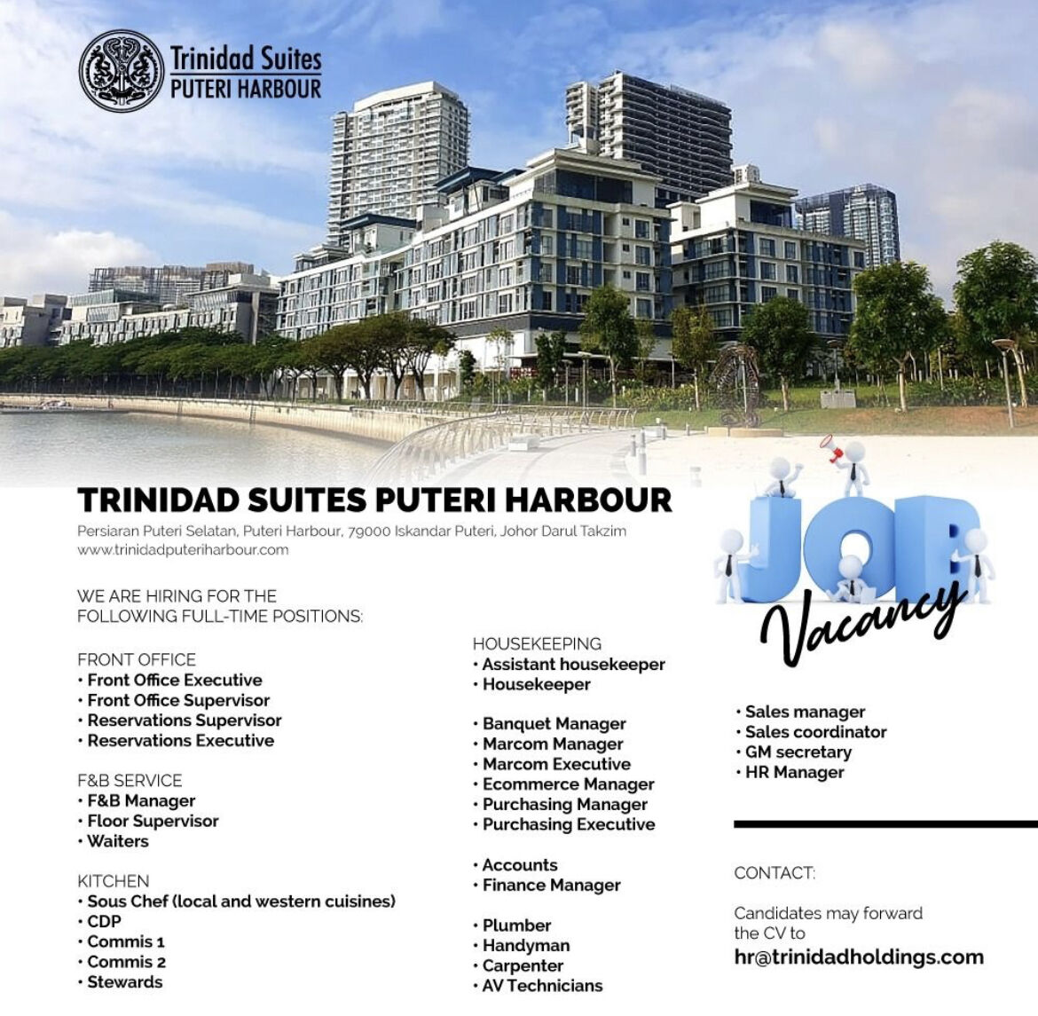 Trinidad suites puteri harbour