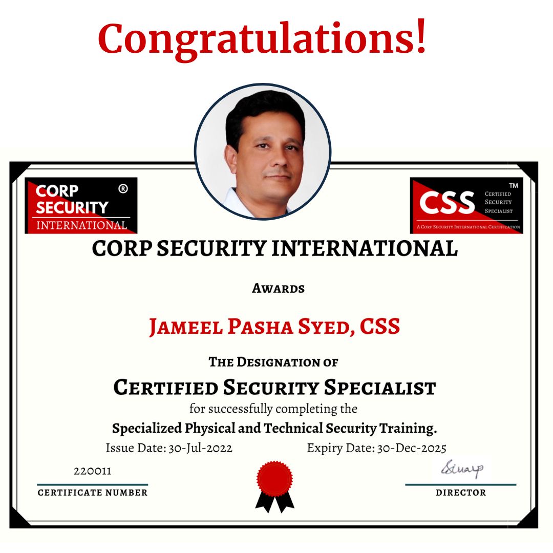 Siva RP CSM® CBCM® CSS™ CSI™ CPP® PSP® on LinkedIn: # Siva RP CSM® CBCM® CSS™ CSI™ CPP® PSP® on LinkedIn: #