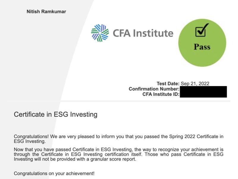 Nitish Ramkumar CFA on LinkedIn: Happy to have completed the Nitish Ramkumar CFA on LinkedIn: Happy to have completed the