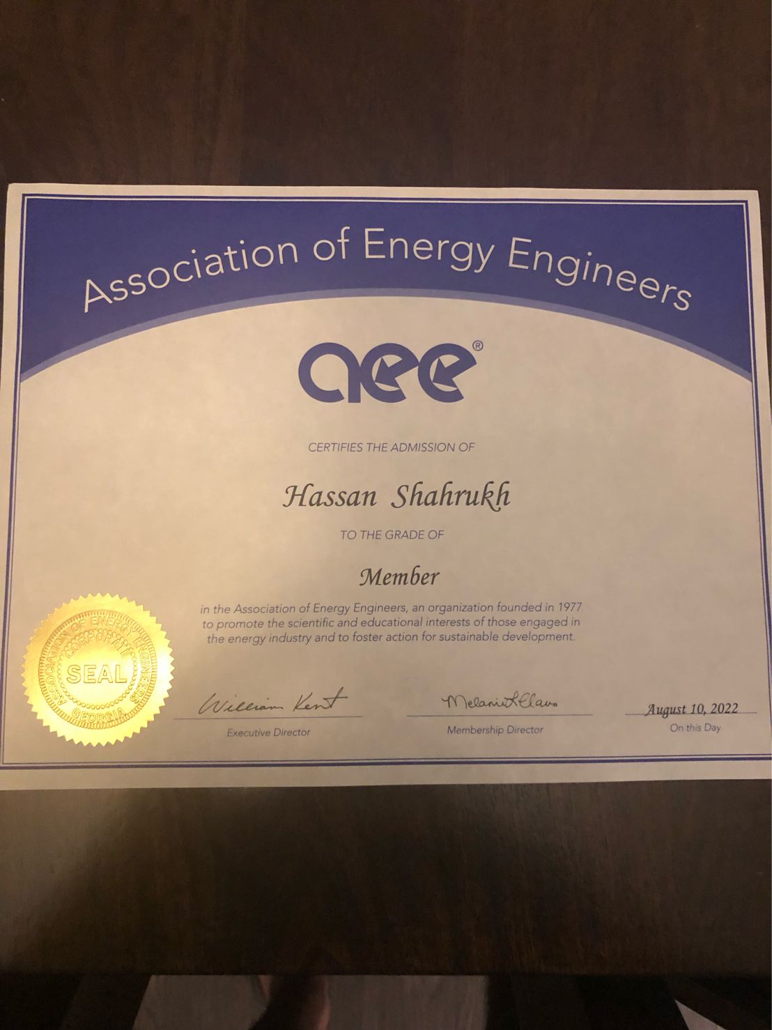 Hassan Shahrukh MSc P Eng CEM LEED GA on LinkedIn: Achievement Hassan Shahrukh MSc P Eng CEM LEED GA on LinkedIn: Achievement