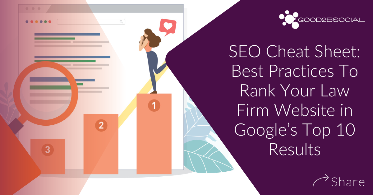 SEO Cheat Sheet: Best Practices To Rank Your Law Firm Website in Google ...