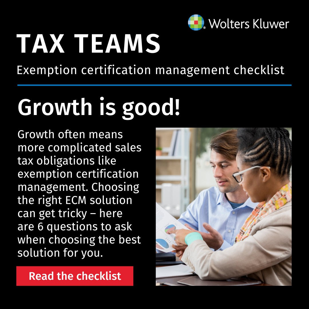 Wolters Kluwer Tax Accounting US on LinkedIn: A checklist for Wolters Kluwer Tax Accounting US on LinkedIn: A checklist for